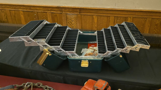 Vintage UMCO 2000 US Seven-Tray Tackle Box with Contents