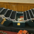Lot 177 - Vintage Umco 2000 US Seven-Tray Tackle Box with Contents, 19" L x 10" W