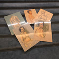 Lot 064 - Grouping of Five Vintage Nude Figure Study Drawings on Paper by Houston E. Bird, 1963