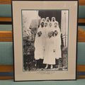 Lot 077 - Modern Framed Photographic Print, "The Tower and Her Lights - The Green Cross Girls," Camp Lewis, Washington, 1918, 21-1/4" W x 27" H
