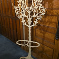 Lot 138 - Antique Cast Iron Tree-Form Hall Tree and Umbrella Stand, Patented November 13, 1858, with Removable Drip Tray, Note Damage, 28-3/4" L x 70-1/2" H