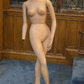 Lot 194 - Vintage Full-Body Female Display Mannequin on Metal Base, 67" H