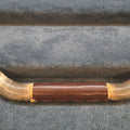 Lot 165 - Vintage Steer Horns with Leather-Wrapped Center, 27" L