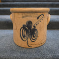 Lot 038 - Antique F.B. Norton & Co. Worcester, Massachusetts Stoneware Crock with Cobalt Decoration, Note Damage, 8-1/4" W x 7-1/4" H