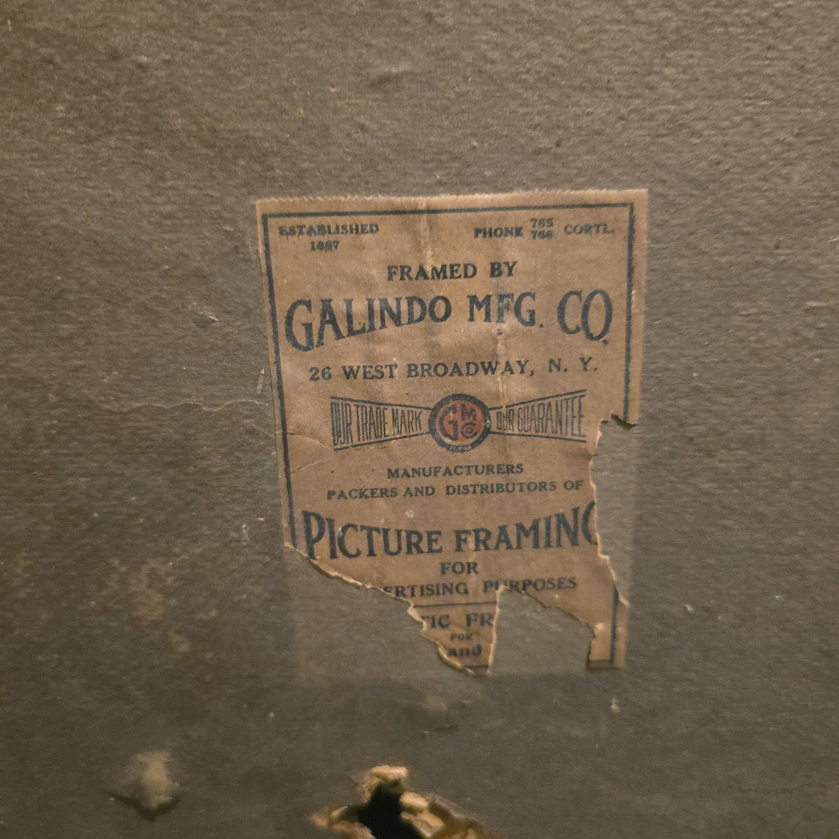 Pair of Antique Framed Ocean Liner Prints including Cunard Line Mauretania and S.S. Deutschland in New York Harbor, Note Poor Condition