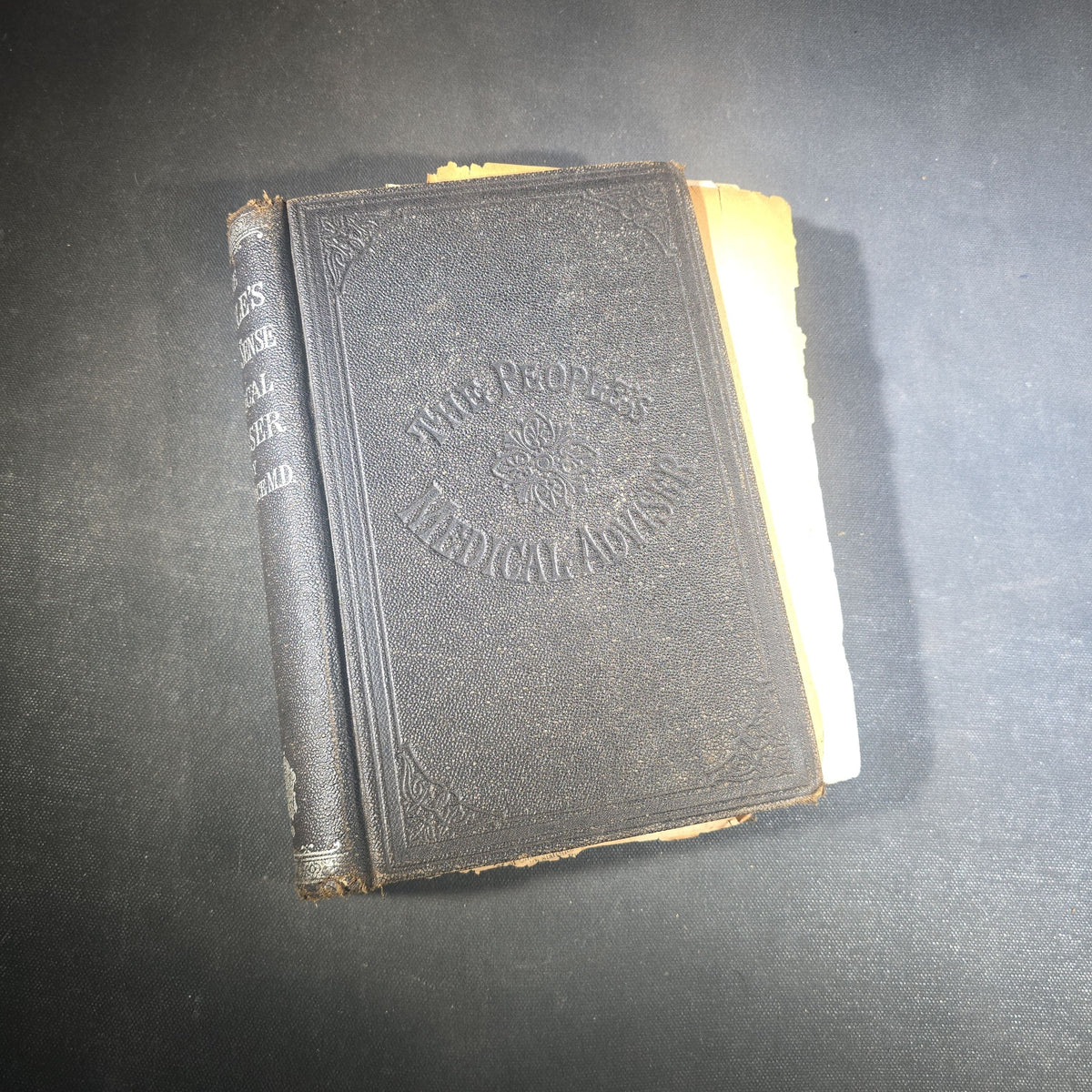 "The People's Common Sense Medical Adviser in Plain English" Antique Medical Book by R. V. Pierce, M.D., Fortieth Edition, Published by World's Dispensary Printing Office and Bindery, Buffalo, New York, 1885