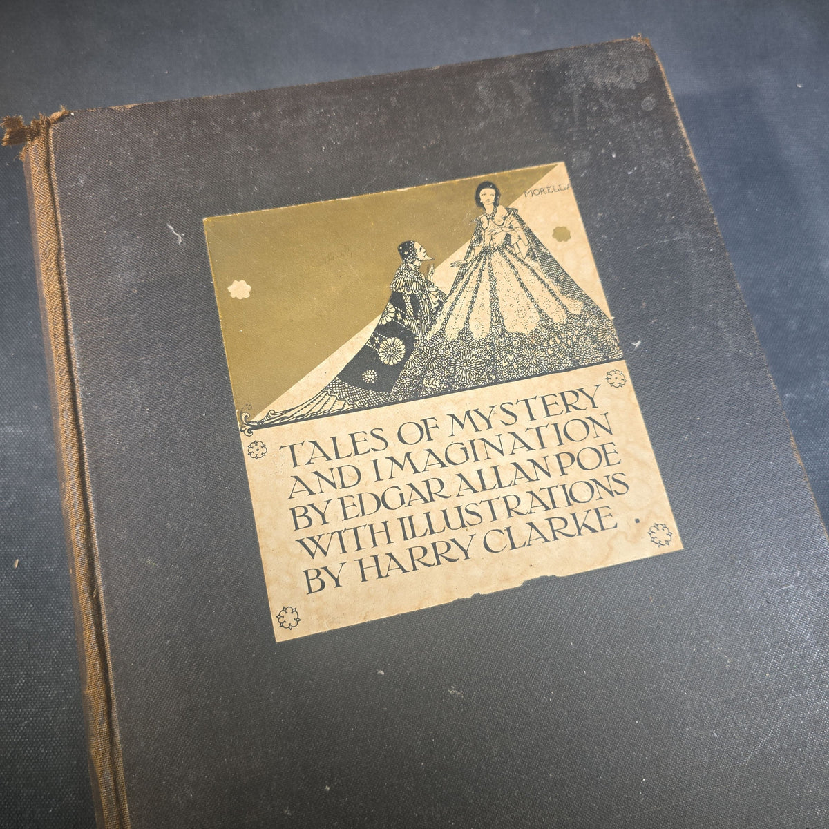 "Tales of Mystery and Imagination" Antique Illustrated Book by Edgar Allan Poe, Illustrated by Harry Clarke, Published by Brentano's, New York