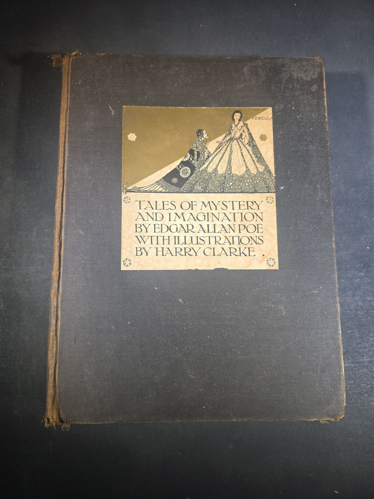 "Tales of Mystery and Imagination" Antique Illustrated Book by Edgar Allan Poe, Illustrated by Harry Clarke, Published by Brentano's, New York