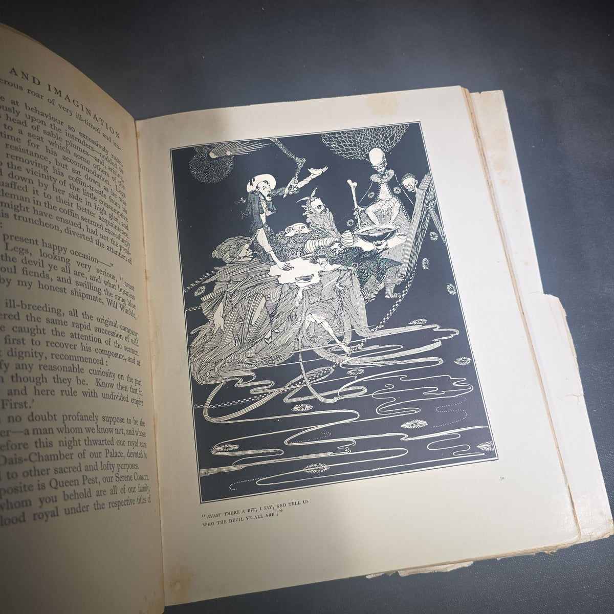 "Tales of Mystery and Imagination" Antique Illustrated Book by Edgar Allan Poe, Illustrated by Harry Clarke, Published by Brentano's, New York