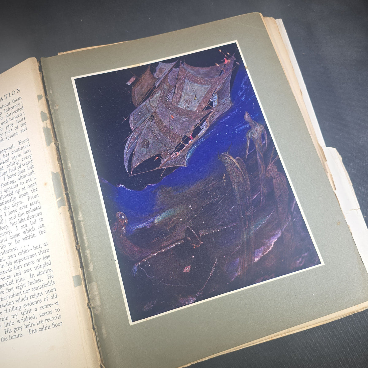 "Tales of Mystery and Imagination" Antique Illustrated Book by Edgar Allan Poe, Illustrated by Harry Clarke, Published by Brentano's, New York