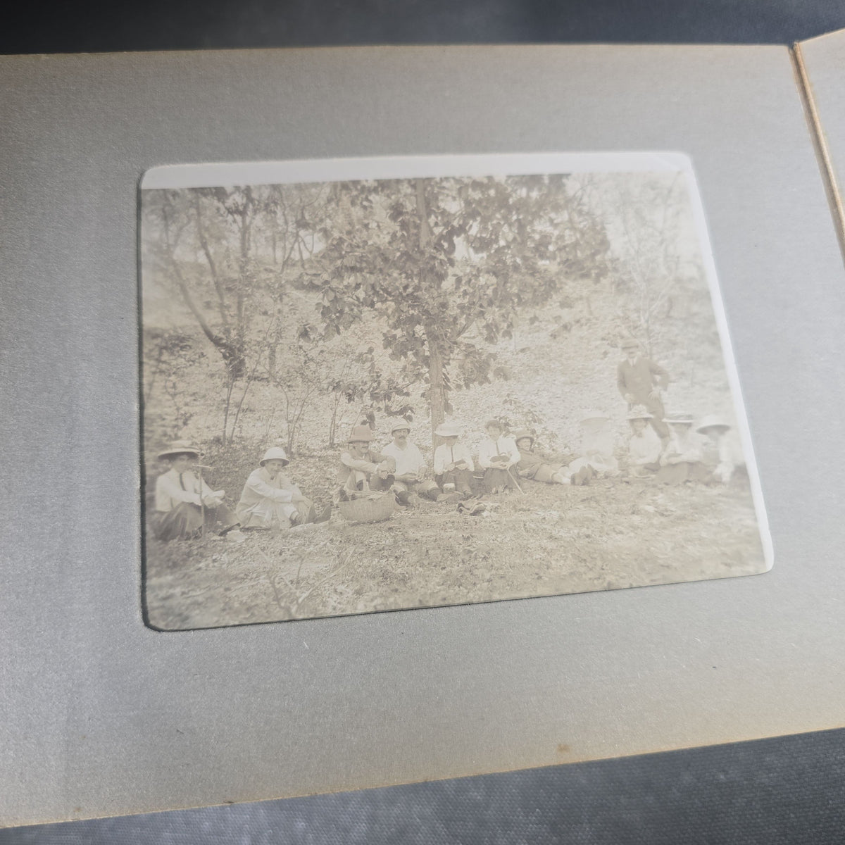 Antique Photo Album of British India Photographs including Dogs, Colonial Architecture, Encampments, and Monuments
