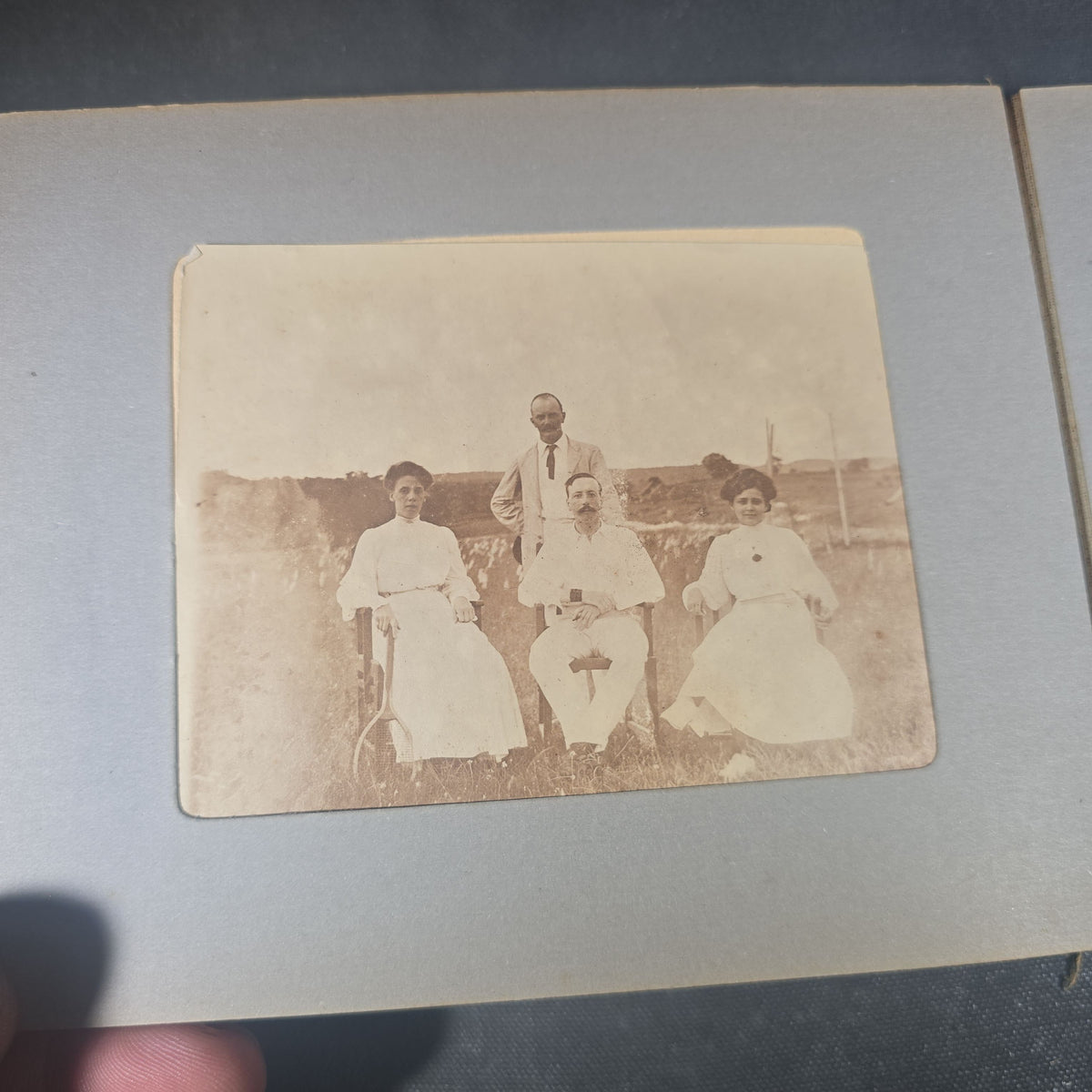 Antique Photo Album of British India Photographs including Dogs, Colonial Architecture, Encampments, and Monuments