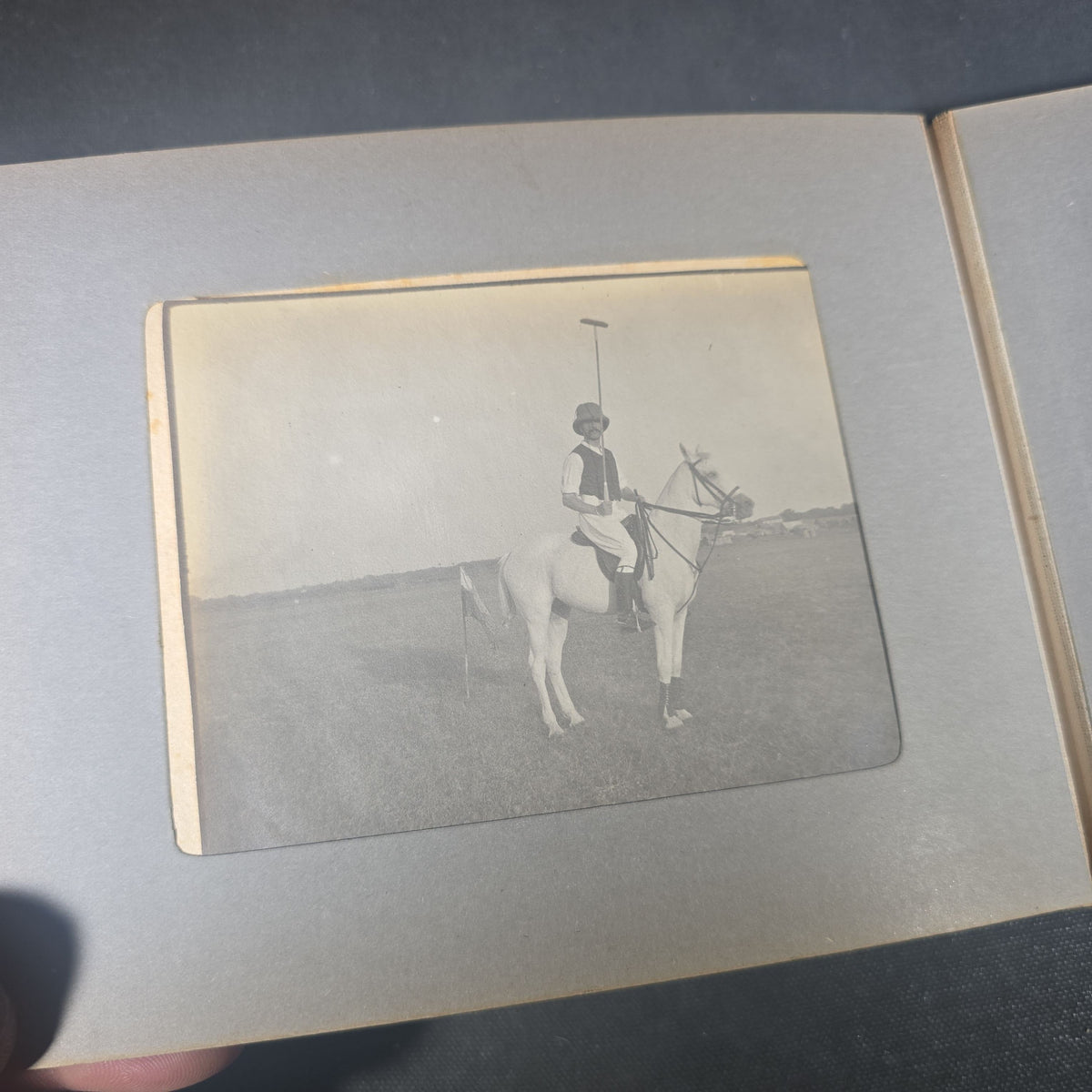 Antique Photo Album of British India Photographs including Dogs, Colonial Architecture, Encampments, and Monuments