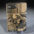 Lot 008 - Antique Tintype Photograph of a Young Child Reclined on a Pillow, Likely Postmortem, 2-3/8" W x 3-5/8" H