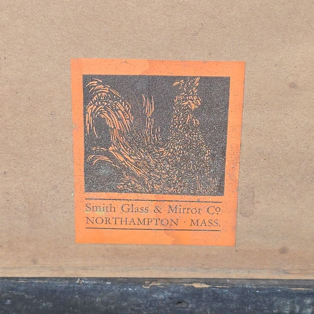 Vintage Framed Woodcut Print, "Griffin" Artist's Proof by Dorothy Feldman Schwartz