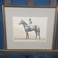 Lot 035 - Vintage Framed Lithograph Print, "War Admiral" By C.W. Anderson (American, 1891-1971), Signed, Numbered, 18-7/8" W x 16-7/8" H