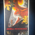 Lot 036 - Vintage Western-Winchester Advertising Lithograph Poster, Squirrel Hunting Scene by Weimer Pursell, 1955, 28" W x 42" H