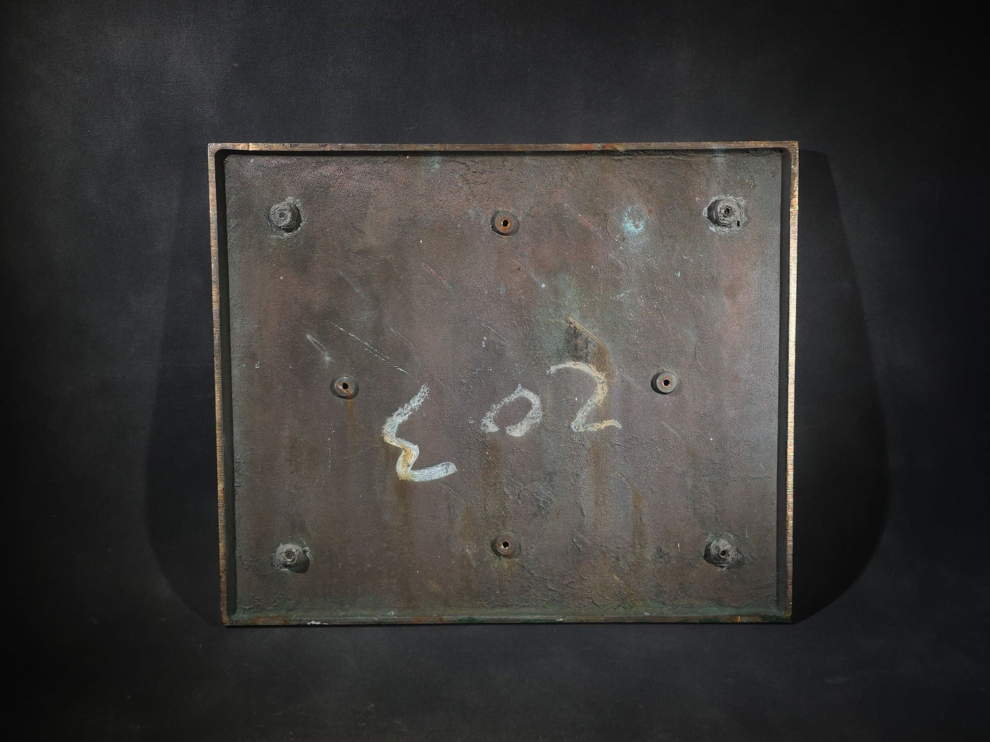 Vintage Bronze "Edson Cemetery" Sign from Lowell, Massachusetts, Burial Place of Jack Kerouac