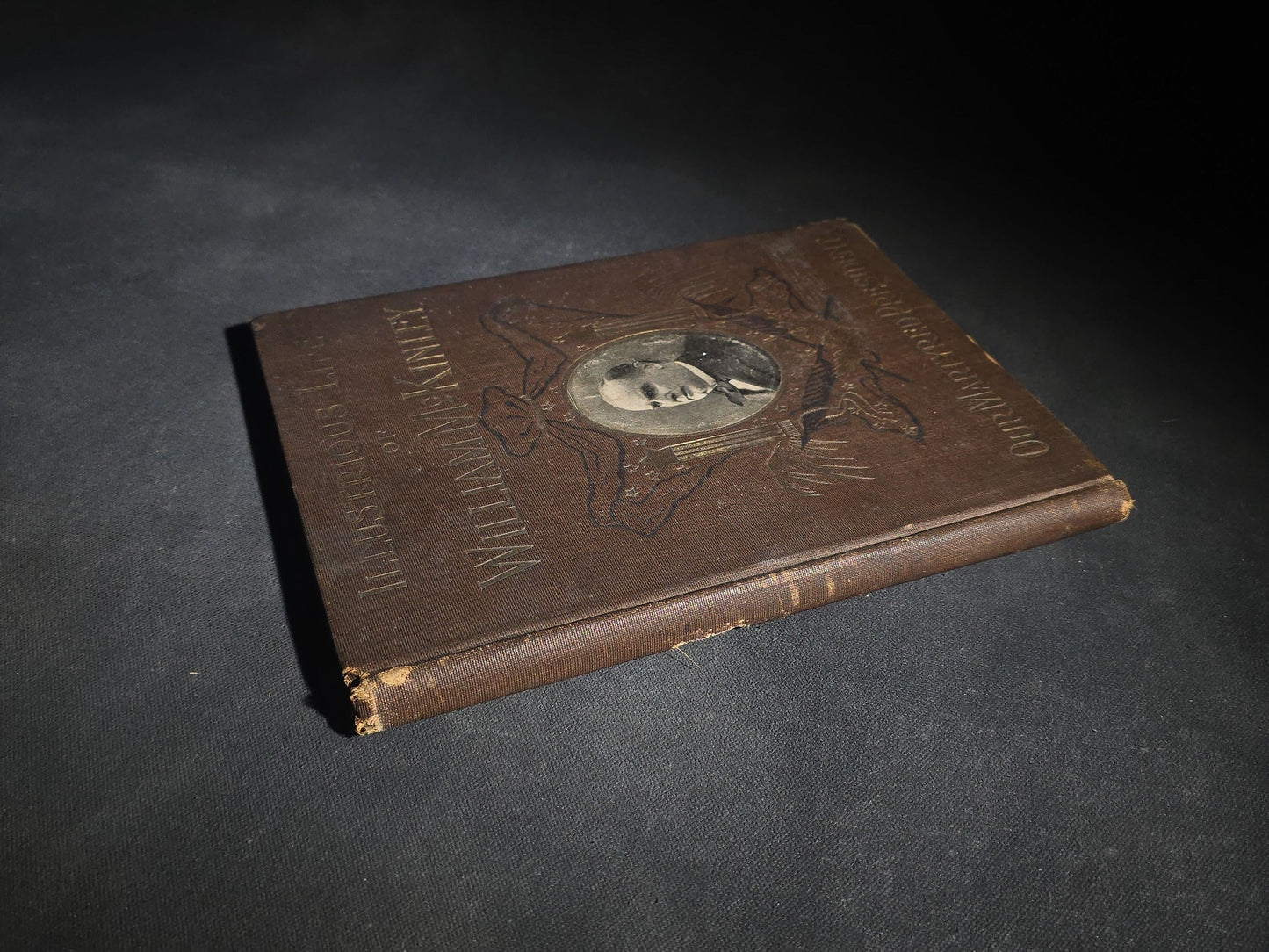"The Illustrious Life of William McKinley, Our Martyred President" Antique Salesman's Dummy Prospectus by Murat Halstead, Published by World Publishing Co., Buffalo, New York, 1901
