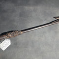 Lot 003 - Antique Wrought Iron Toggle Harpoon Head with Remaining Rope Work at Shaft, Mid-19th Century, 23" L