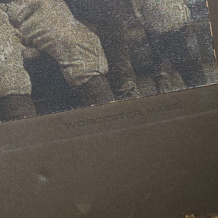 Antique Board-Mounted Photograph of a "South" Baseball Team, Photographed by J.C. Bushong, Worcester, Massachusetts