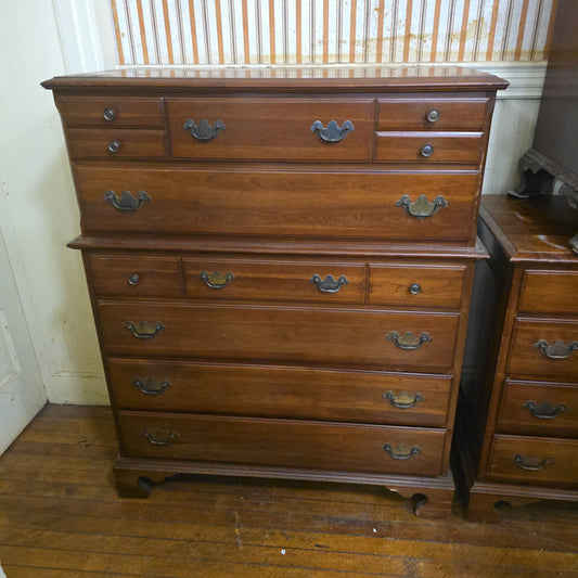20th century dresser, chest on chest
