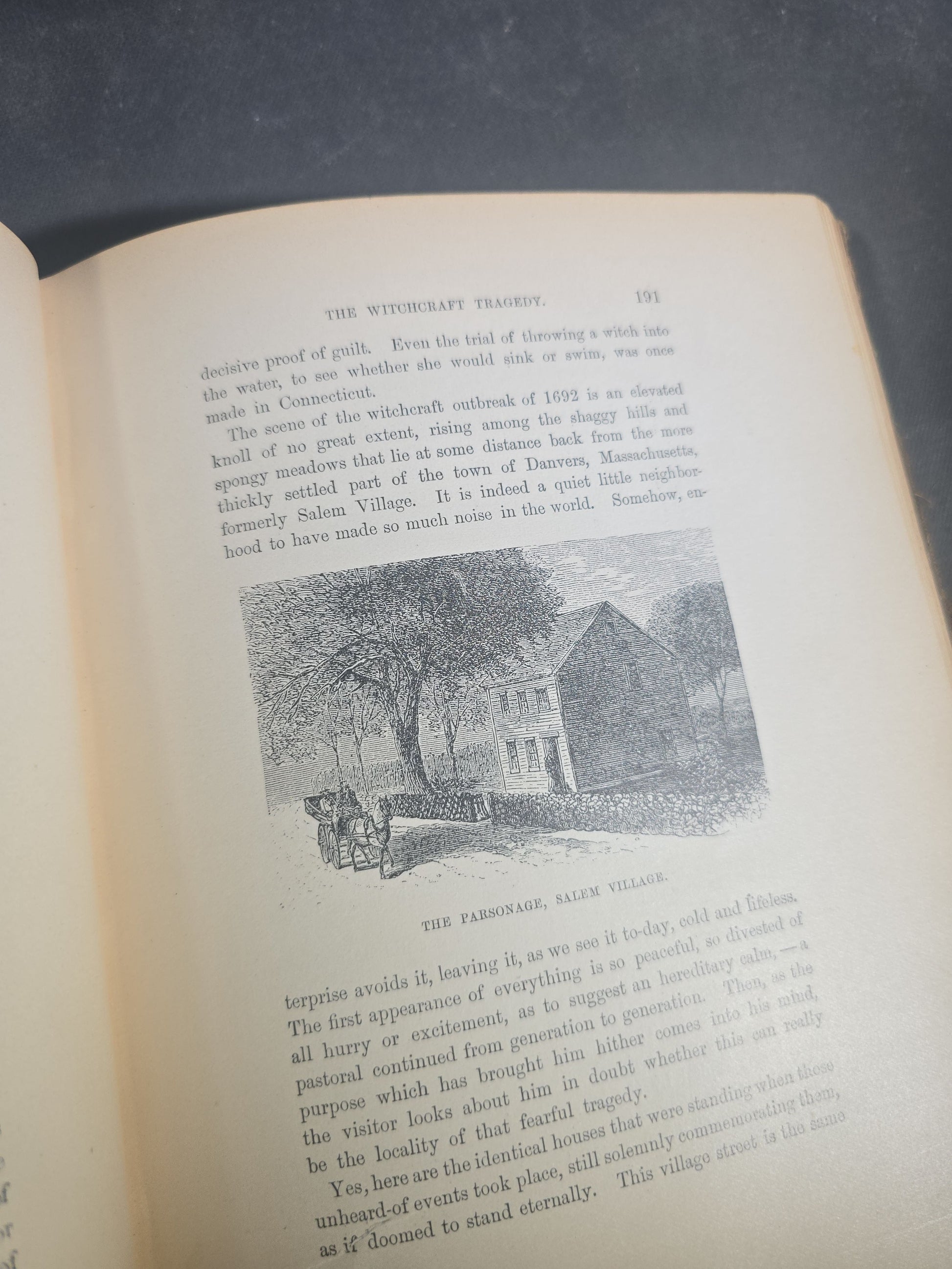 "A Book of New England Legends and Folk Lore in Prose and Poetry" Antique Illustrated Folklore Book by Samuel Adams Drake, Illustrated by F. T. Merrill, Published by Roberts Brothers, Boston, Massachusetts, 1884