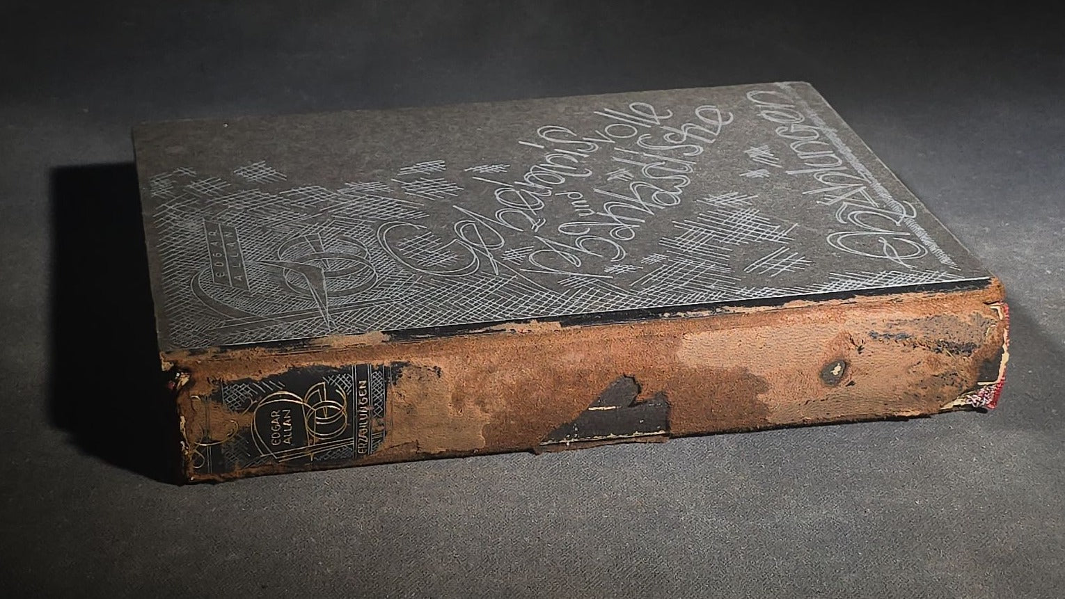 "Geheimnisvolle und Phantastische Erzahlungen" ("Mysterious and Fantastic Tales") Vintage German-Language Edgar Allan Poe Book, Illustrated by Arthur Rackham, Published by Deutsche Buch-Gemeinschaft, Berlin, Germany, 1930s