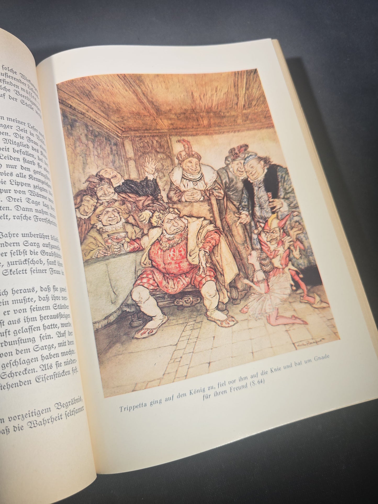 "Geheimnisvolle und Phantastische Erzahlungen" ("Mysterious and Fantastic Tales") Vintage German-Language Edgar Allan Poe Book, Illustrated by Arthur Rackham, Published by Deutsche Buch-Gemeinschaft, Berlin, Germany, 1930s