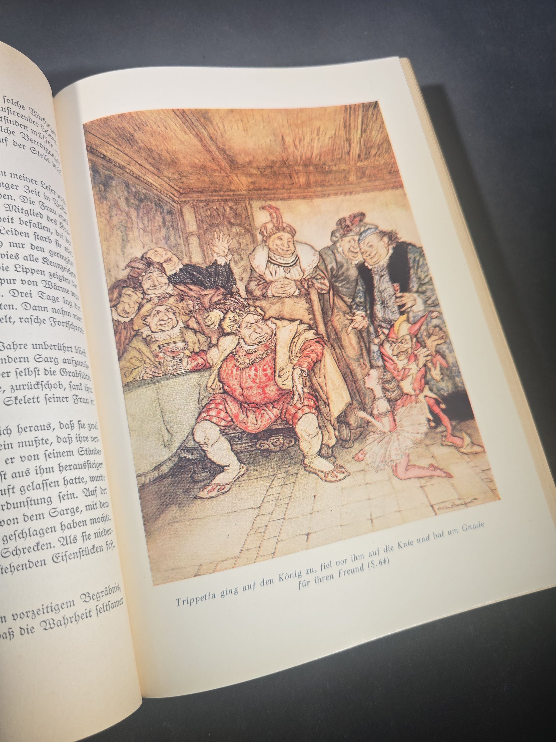 "Geheimnisvolle und Phantastische Erzahlungen" ("Mysterious and Fantastic Tales") Vintage German-Language Edgar Allan Poe Book, Illustrated by Arthur Rackham, Published by Deutsche Buch-Gemeinschaft, Berlin, Germany, 1930s
