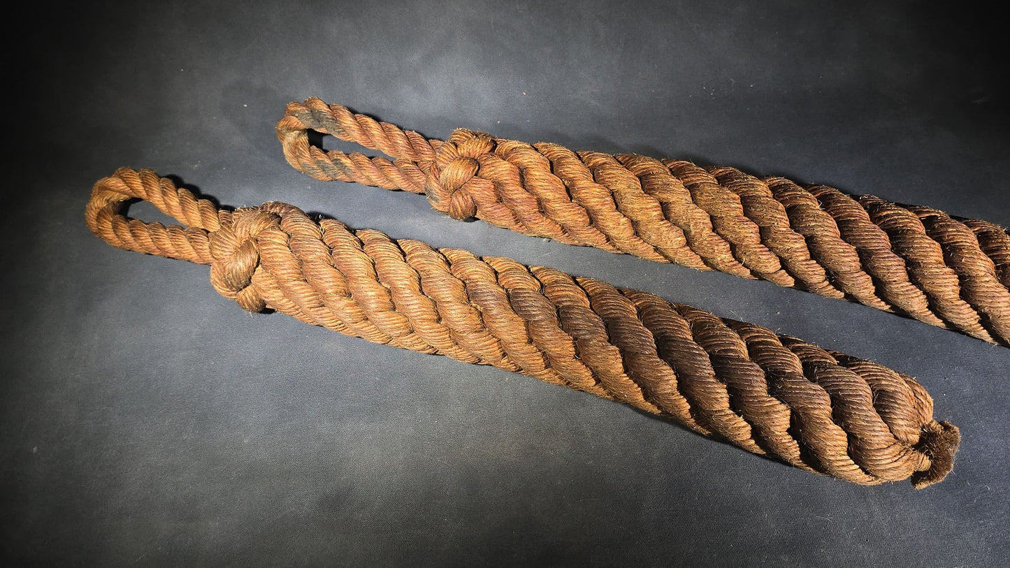 Pair of Vintage Rope Boat Fenders