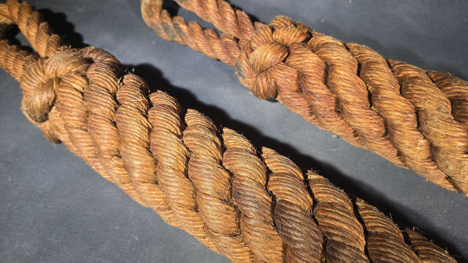 Pair of Vintage Rope Boat Fenders