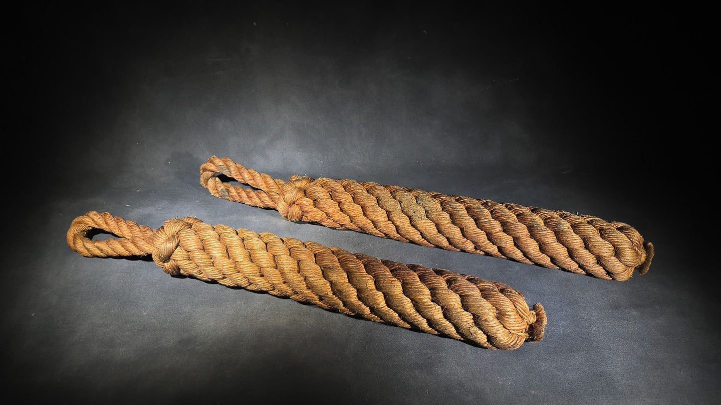 Pair of Vintage Rope Boat Fenders
