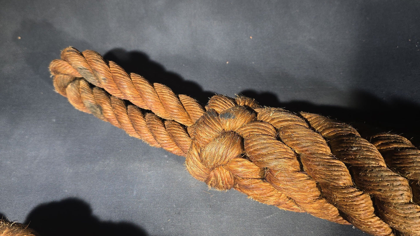 Pair of Vintage Rope Boat Fenders