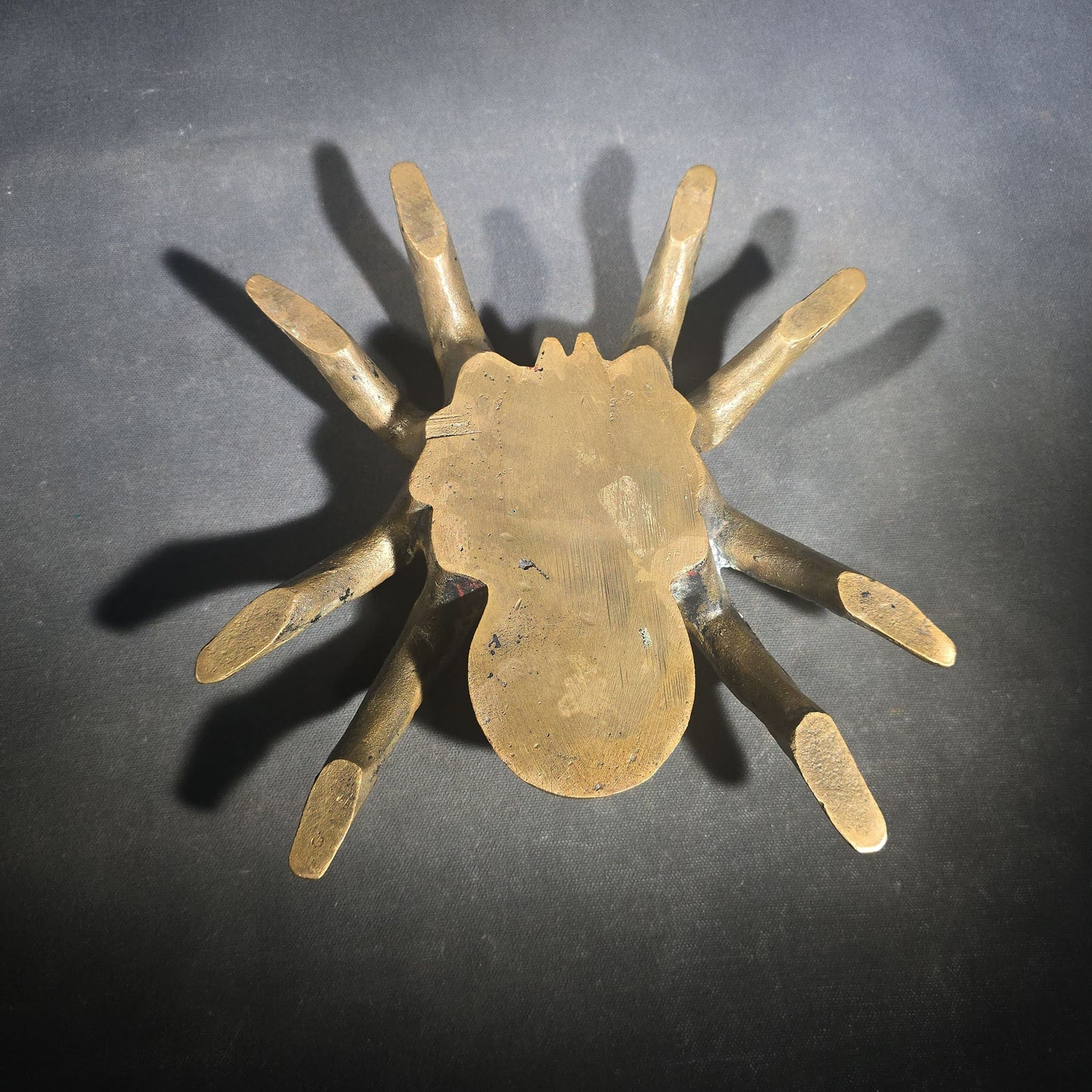 Vintage Cast Bronze Figural Tarantula Spider Sculpture