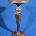 Lot 070 - Antique Turned Wood Pedestal Plant Stand, Manufactured by J.B. Van Sciver Co., Camden, New Jersey, 13-1/2" W x 34" H