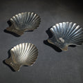 Lot 005 - Trio of Vintage Tiffany & Co. Sterling Silver Scallop Shell Dishes, Monogrammed "S.D.H.", Total Weight 183.1 g