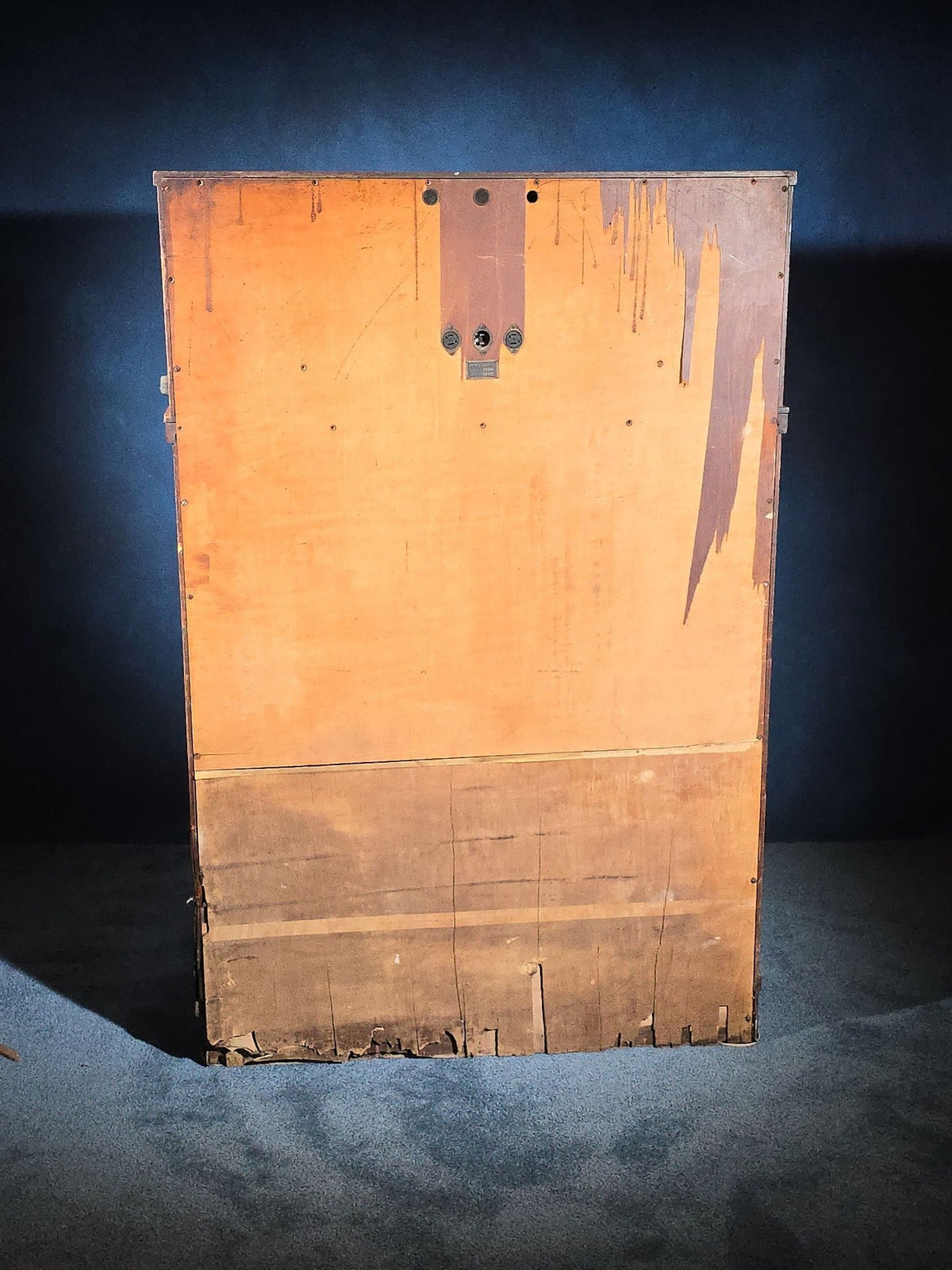 Antique Dental Cabinet with Multi-Drawer Base and Glass-Front Upper Cabinets, Manufactured by Weber