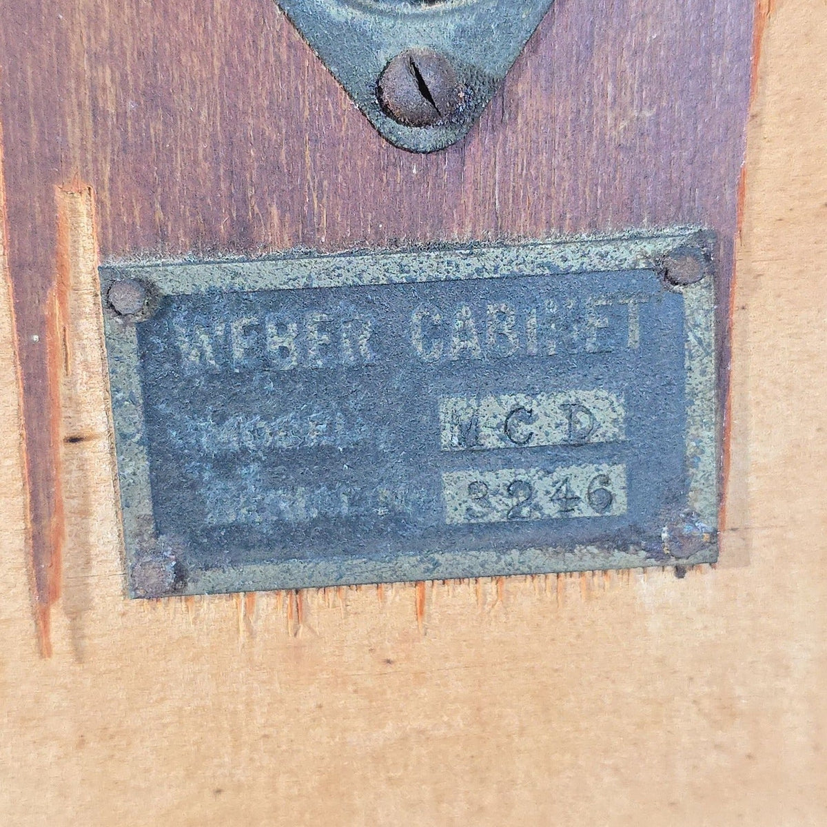 Antique Dental Cabinet with Multi-Drawer Base and Glass-Front Upper Cabinets, Manufactured by Weber