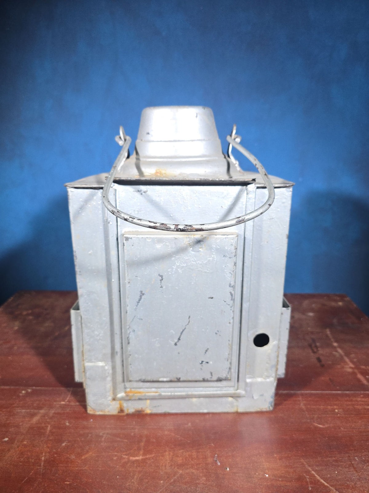 Vintage Red Fresnel Globe Signal Lantern, Manufactured by Dressel Railway Lamp and Signal Company, Arlington, New Jersey