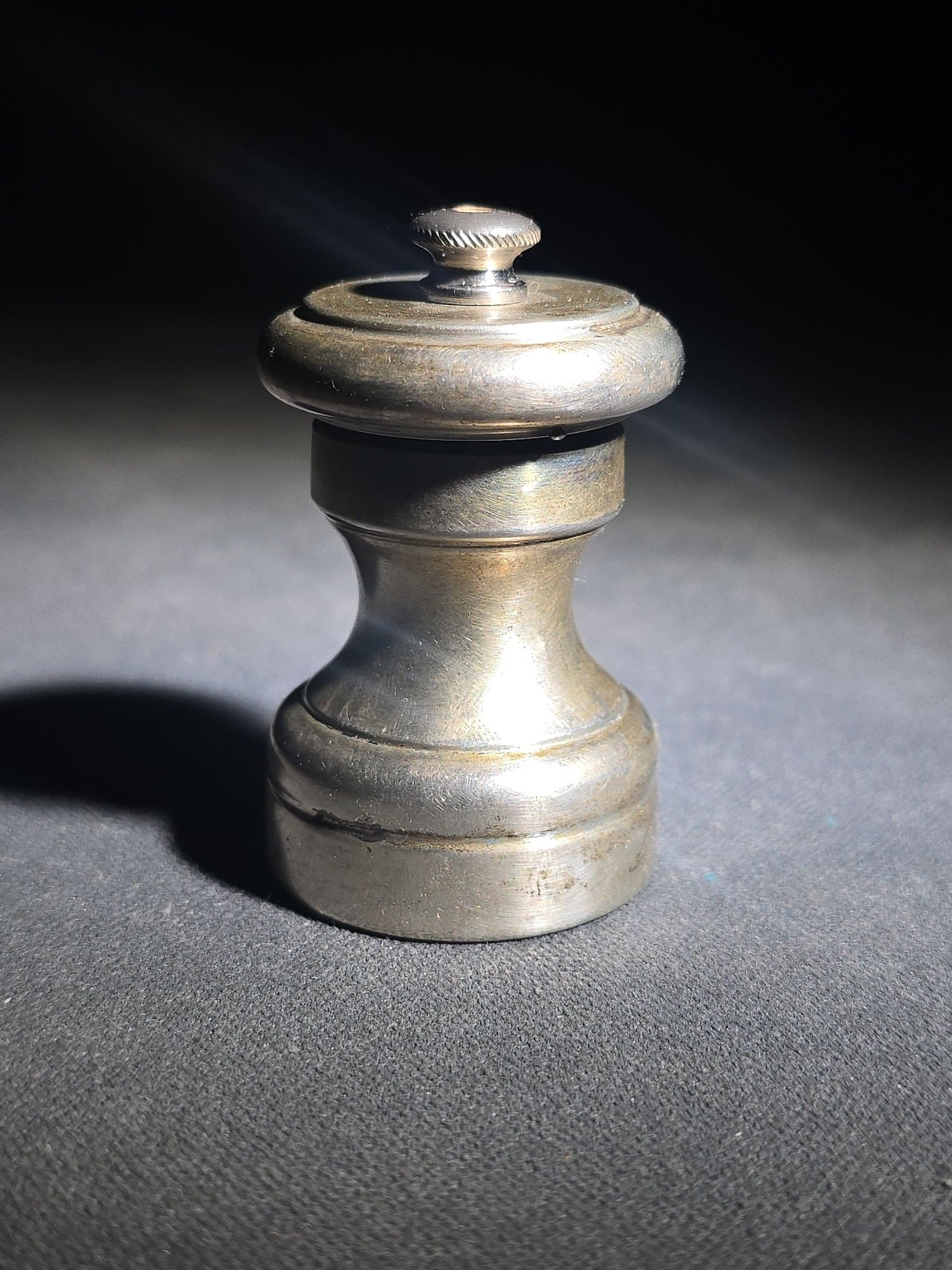Vintage Sterling Silver Pepper Mill, Made in Italy