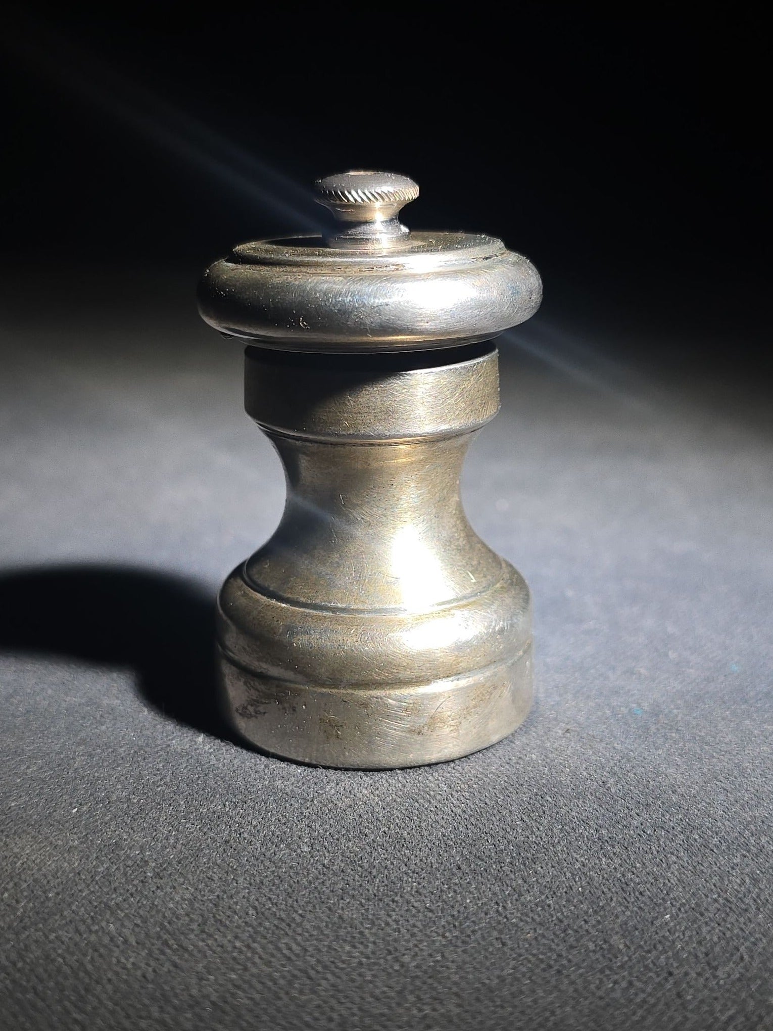 Vintage Sterling Silver Pepper Mill, Made in Italy