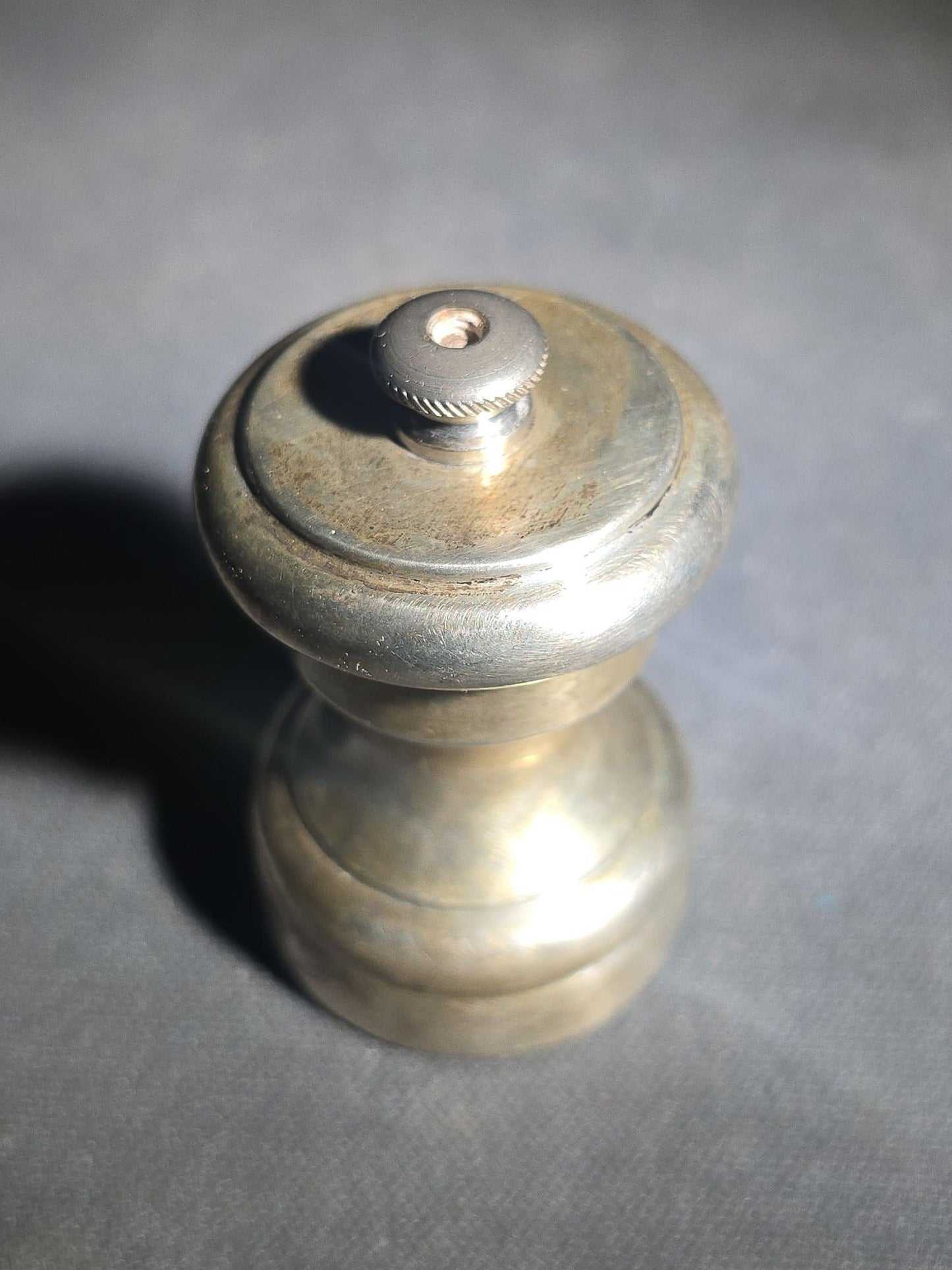 Vintage Sterling Silver Pepper Mill, Made in Italy