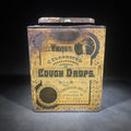 Lot 041 - Antique Dr. White's Celebrated Cough Drops Tin Lithograph Advertising Store Bin, E. Greenfield's Son & Co. Agents, 44 Barclay Street, New York, 7-1/2" H