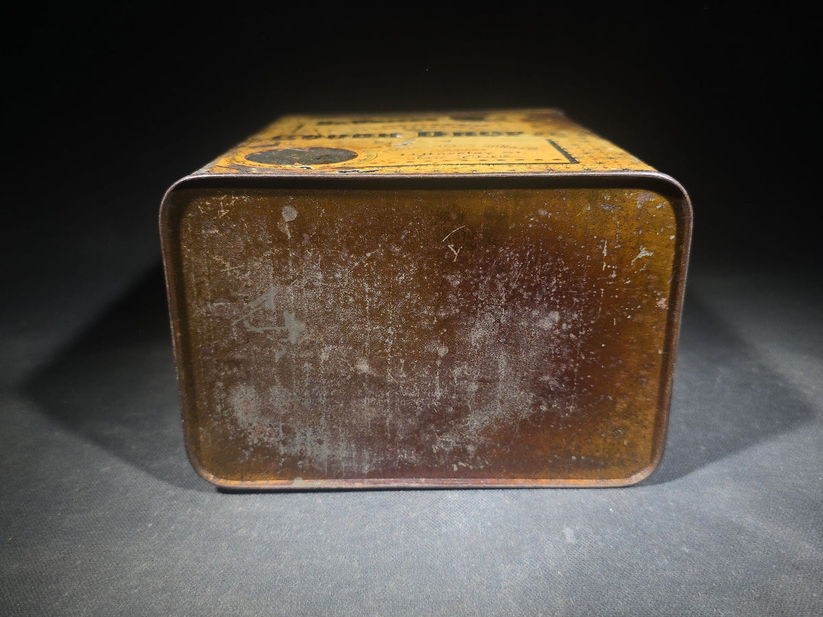 Antique Dr. White's Celebrated Cough Drops Tin Lithograph Advertising Store Bin, E. Greenfield's Son & Co. Agents, 44 Barclay Street, New York