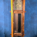 Lot 060 - Antique Arts and Crafts Oak Tall Case Clock with Brass Dial, 23" L x 85-1/2" H