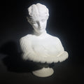 Lot 059 - Vintage Parian Ware Bust of Clytie After the Antique Roman Marble in the British Museum, 10" H