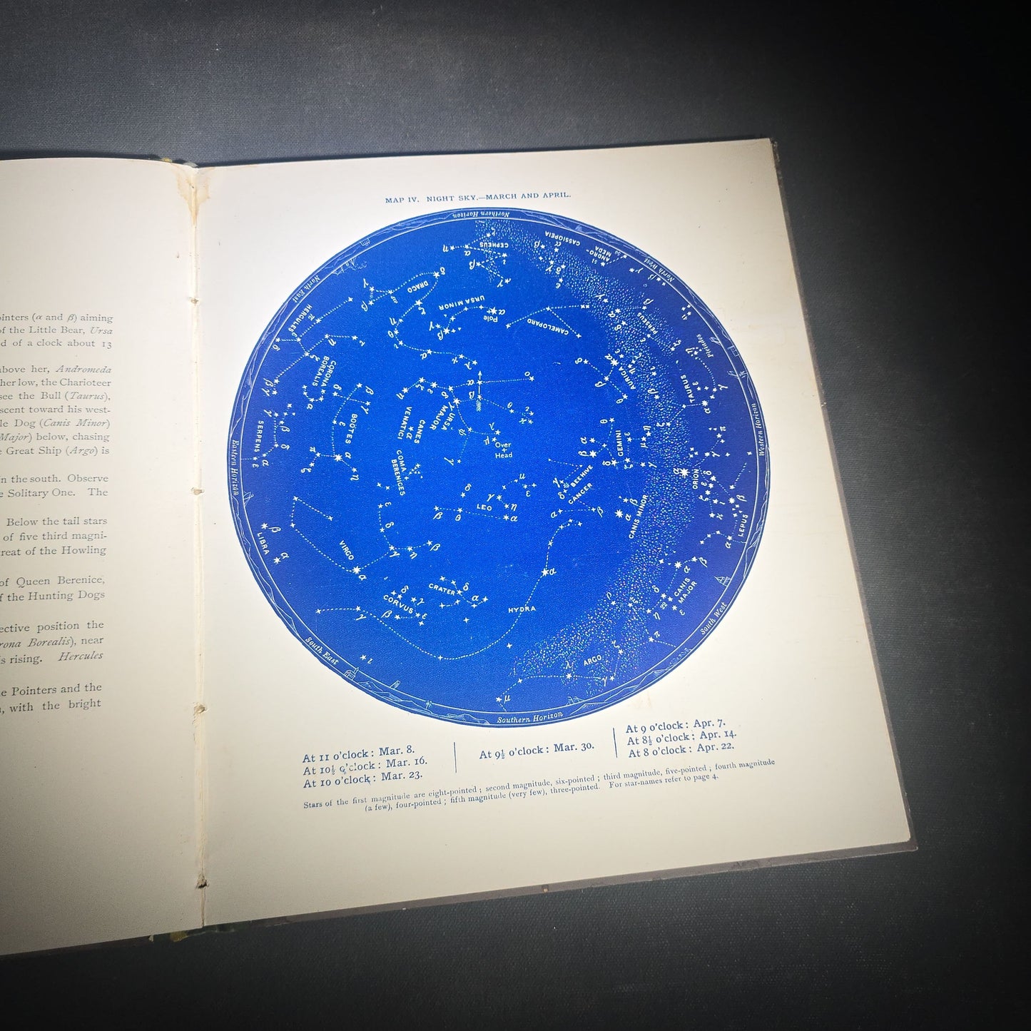 "Half-Hours with the Stars" Antique Astronomy and Constellation Guide with 12 Star Maps by Richard A. Proctor, Published by G. P. Putnam's Sons, New York, 1887