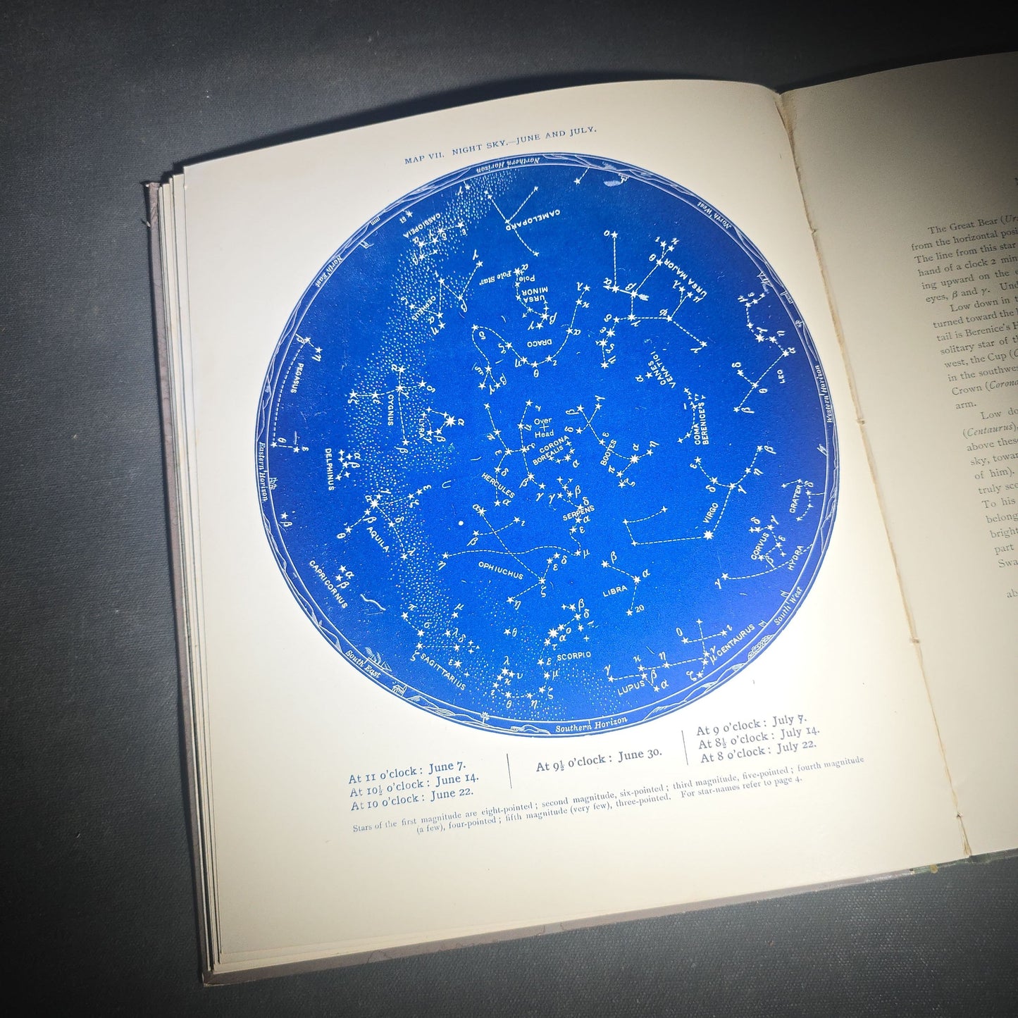 "Half-Hours with the Stars" Antique Astronomy and Constellation Guide with 12 Star Maps by Richard A. Proctor, Published by G. P. Putnam's Sons, New York, 1887