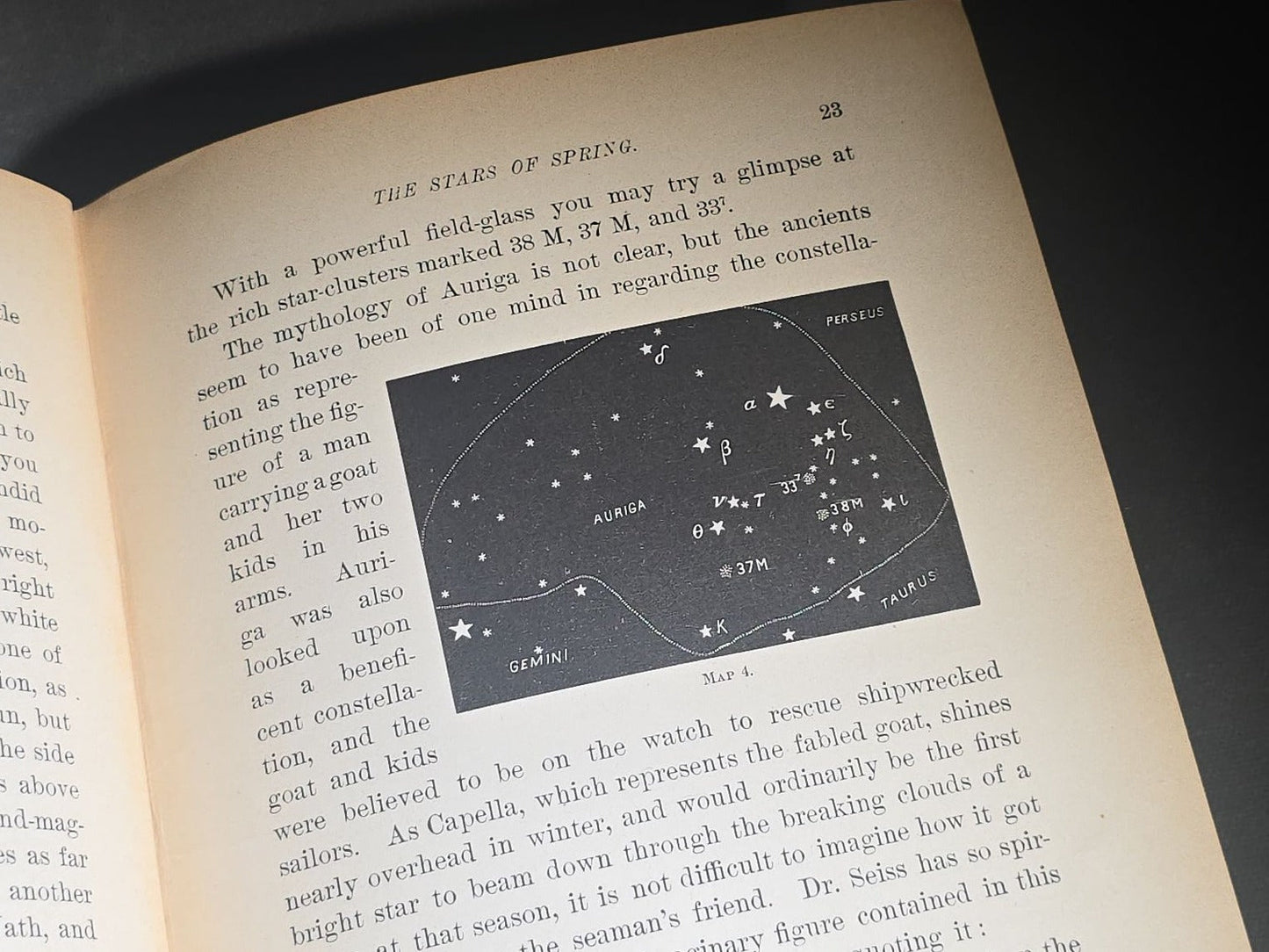 "Astronomy with an Opera-Glass" Antique Astronomy Book by Garrett P. Serviss, Eighth Edition with Appendix, Published by D. Appleton and Company, New York, 1910